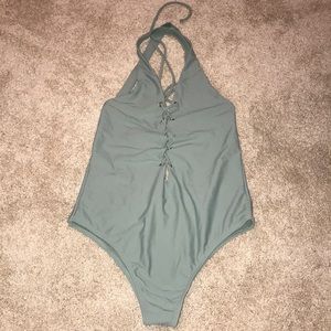 Green Tobi one piece swimsuit